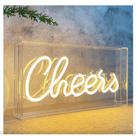 🥂NIB🥂Cheers Neon Light Sign - Picture 3 of 9